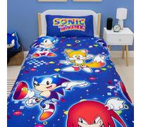 Housse De Couette Liquide Sonic The Hedgehog Et Taie D'Oreiller Pour Enfants