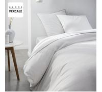Housse de couette Maison Lefebvre HC Dentelle Percale 220x240 cm + 2 TO 63x63