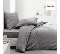 Housse de couette Maison Lefebvre HC Macrame Coton Percale 220x240 cm + 2 TO 63x63