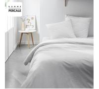 Housse de couette Maison Lefebvre HC Macrame Coton Percale 220x240 cm + 2 TO 63x63
