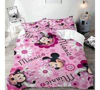 Housse De Couette Mickey Minnie Mouse, Taie D'oreiller, Ensemble De Literie De Dessin Anime, Ensemble De Couette Pour La Maison, Ensemble De Housse De Couette Pour Enfants Jumeaux, Ensemble De Housse