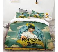 Housse De Couette Monkey D. Luffy, Housse De Couette Imprimee, Motif Dessin Anime, Mignon, Respirant, Pour Enfants, Parure De Lit Personnalisée, Plusieurs Tailles Disponibles.