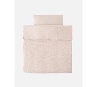 Housse de couette mousseline de coton beige 100X140