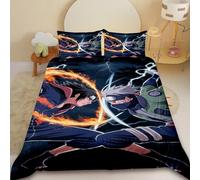 Housse De Couette Naruto Uzumaki Naruto Cartoon Parure De Lit Housse De Couette Cool Pour Enfants Garçons Decoration De Chambre