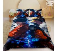 Housse De Couette Naruto Uzumaki Naruto Cartoon Parure De Lit Housse De Couette Cool Pour Enfants Garçons Decoration De Chambre