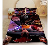 Housse De Couette Naruto Uzumaki Naruto Cartoon Parure De Lit Housse De Couette Cool Pour Enfants Garçons Decoration De Chambre