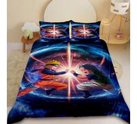Housse De Couette Naruto Uzumaki Naruto Cartoon Parure De Lit Housse De Couette Cool Pour Enfants Garçons Decoration De Chambre