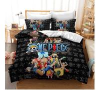 Housse de couette One Piece - Luffy - 200x200cm - Multicolore - Synthétique