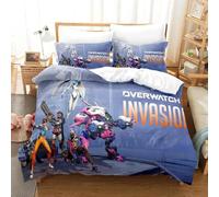 Housse De Couette Overwatch 3d Exquis Jeu Ow Impression Numérique Parure De Lit Couette Lit Jeunesse Decoration Maison Enfants Garcon S Cadeau