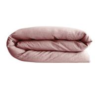 Housse de couette PALACE pur coton lavé 280x240 cm uni rose