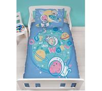 Housse de couette - Peppa Pig - George Stars - Bleu - 120x150 cm - Enfant