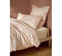 Housse de couette percale de coton aloïs rose 140X200