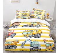 Housse De Couette Pour Enfants, Ensemble De Housse De Couette Pour Garcon S, Ensemble De Literie Pour Tracteur, Ensemble De Housse De Couette Pour Chariot À Outils De Ferme De Camion, Cadeau De Vacanc