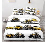 Housse De Couette Pour Enfants, Ensemble De Housse De Couette Pour Garcon S, Ensemble De Literie Pour Tracteur, Ensemble De Housse De Couette Pour Chariot À Outils De Ferme De Camion, Cadeau De Vacanc