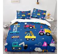 Housse De Couette Pour Enfants, Ensemble De Housse De Couette Pour Garcon S, Ensemble De Literie Pour Tracteur, Ensemble De Housse De Couette Pour Chariot À Outils De Ferme De Camion, Cadeau De Vacanc