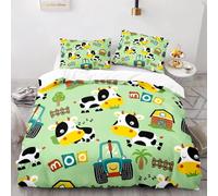 Housse De Couette Pour Enfants, Ensemble De Housse De Couette Pour Garcon S, Ensemble De Literie Pour Tracteur, Ensemble De Housse De Couette Pour Chariot À Outils De Ferme De Camion, Cadeau De Vacanc