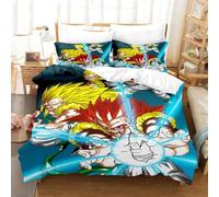 Housse De Couette Pour Enfants, Literie Anime Goku Dragon Ball, Ensemble Ball Cartoon, Chambre D'enfant Garçon, Simple, Grand, Simple, Double