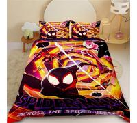 Housse De Couette Pour Enfants Spider-Man, Parure De Lit Avec Housse De Couette, Taille Queen Et King, Pour La Decoration De La Chambre