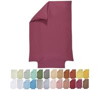 Housse de couette bébé 100% coton bio 100x140 lie de vin