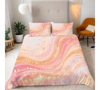 Housse de Couette Reversible Microfibre 140x200 cm Paysages Naturels Peinture à L'encre,Parure de Lit 3 Pièces Ensembles en Microfibre 2 Taies d'oreiller 50x75 cm avec Fermeture Éclair