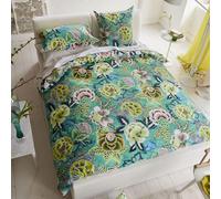 Housse de Couette, Rose DE Damas Jade, 260 x 240 cm, Designers Guild