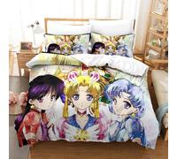 Housse De Couette Sailor Moon Housse De Couette Imprimée Dessin Anime