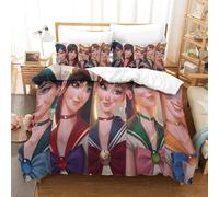 Housse De Couette Sailor Moon Housse De Couette Imprimée Dessin Anime