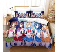 Housse De Couette Sailor Moon Housse De Couette Imprimée Dessin Anime