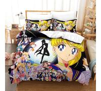 Housse De Couette Sailor Moon Housse De Couette Imprimée Dessin Anime