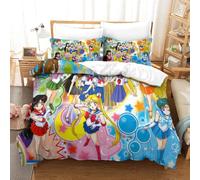 Housse De Couette Sailor Moon Housse De Couette Imprimée Dessin Anime