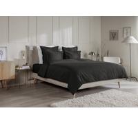 Housse de couette Satin de coton Emma 260x240 - Beige