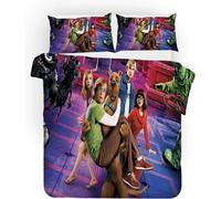 Housse De Couette Scooby Doo En Coton Doux Pour La Peau, Dortoir Étudiant Simple, Couchage Nu, Maison Double, Doo