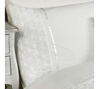 Rapport Duvet Ensemble de housse de couette Literie Rose et ruban surélevés Polycoton, coton et polyester