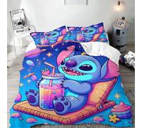 Housse De Couette Stitch Cartoon Cute Bedding Set Anime Duvet Set Home Bedroom Boys And Girls Children Comforters Sets Gifts