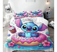 Housse De Couette Stitch Cartoon Cute Bedding Set Anime Duvet Set Home Bedroom Boys And Girls Children Comforters Sets Gifts