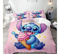 Housse De Couette Stitch Cartoon Cute Bedding Set Anime Duvet Set Home Bedroom Boys And Girls Children Comforters Sets Gifts