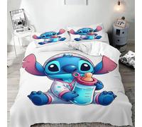 Housse De Couette Stitch Cartoon Cute Bedding Set Anime Duvet Set Home Bedroom Boys And Girls Children Comforters Sets Gifts