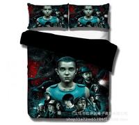 Housse de couette - Stranger Things Bedding - 140x200cm - Impression 3D - Microfibre légère