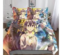 Housse De Couette Sword Art Online D Motif Imprim¿¿ Parure De Lit Housses De Couettes Anime En Microfibre Avec Fermeture ¿¿Clai Parure De Couette Avec T