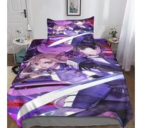 Housse De Couette Sword Art Online Impression D Anime Parure De Lit En Microfibre Hypoallergique Housses De Couettes Avec ¿¿Clair Pour Garcon Enfant Fi