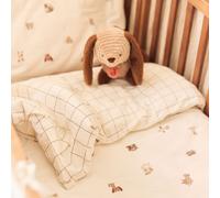 Jollein Parure de lit enfant Animal Friends 100x140 cm 100% coton Certifiée OEKO-TEX Housse et taie