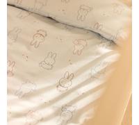 Housse de couette + taie d'oreiller Miffy Moments Cloudy Blue (100 x 140 cm)