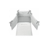 Housse de Couette + Tour de Lit Contact Gris