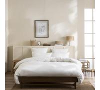 Housse de Couette Unie en Percale de Coton lavée, Delicate, 280 x 240 cm, ESSIX, Blanc