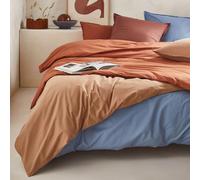 Housse de Couette Unie en Percale de Coton, Royal Line, 200x200cm, Essix