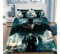 Housse De Couette Venom 3d, Motif Héros De Dessin Anime Exquis, Impression Numérique, Parure De Lit, Couette, Decoration D'intérieur Pour Jeunes, Cadeau Pour Enfants Et Garcon S
