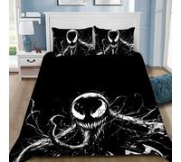 Housse De Couette Venom 3d, Motif Héros De Dessin Anime Exquis, Impression Numérique, Parure De Lit, Couette, Decoration D'intérieur Pour Jeunes, Cadeau Pour Enfants Et Garcon S