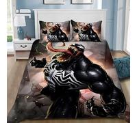 Housse De Couette Venom 3d, Motif Héros De Dessin Anime Exquis, Impression Numérique, Parure De Lit, Couette, Decoration D'intérieur Pour Jeunes, Cadeau Pour Enfants Et Garcon S