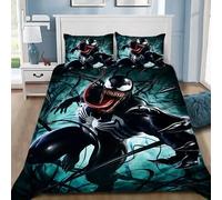 Housse De Couette Venom 3d, Motif Héros De Dessin Anime Exquis, Impression Numérique, Parure De Lit, Couette, Decoration D'intérieur Pour Jeunes, Cadeau Pour Enfants Et Garcon S
