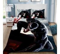 Housse De Couette Venom 3d, Motif Héros De Dessin Anime Exquis, Impression Numérique, Parure De Lit, Couette, Decoration D'intérieur Pour Jeunes, Cadeau Pour Enfants Et Garcon S